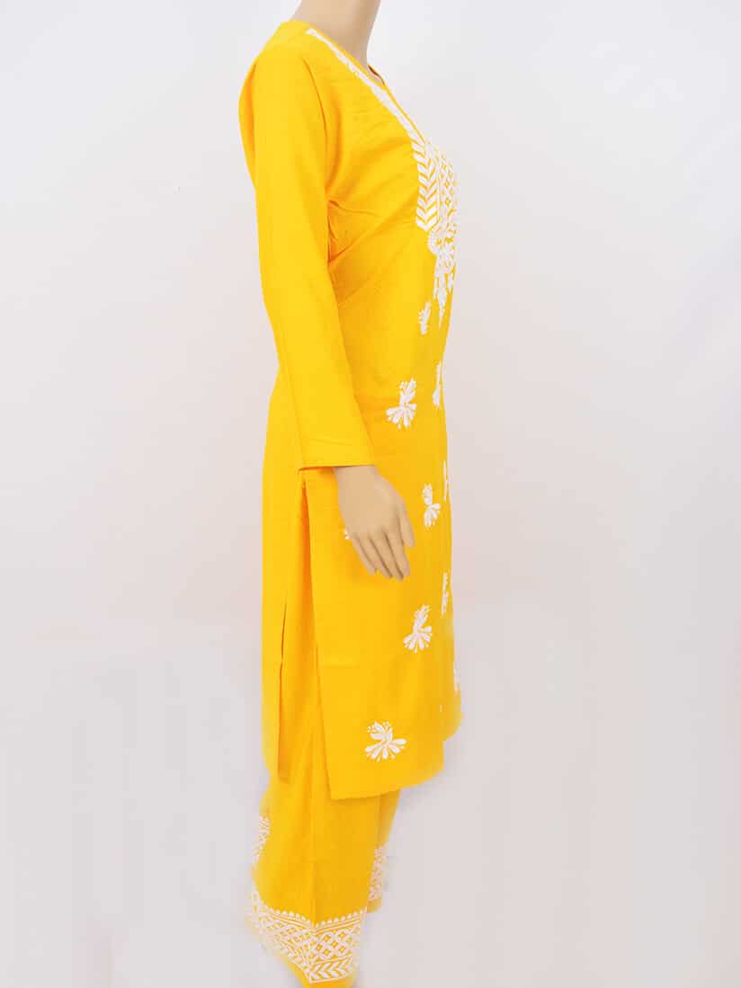 Yellow Pant Style Kurta Set | Kurta designs women, Simple kurta designs,  Designer kurti patterns