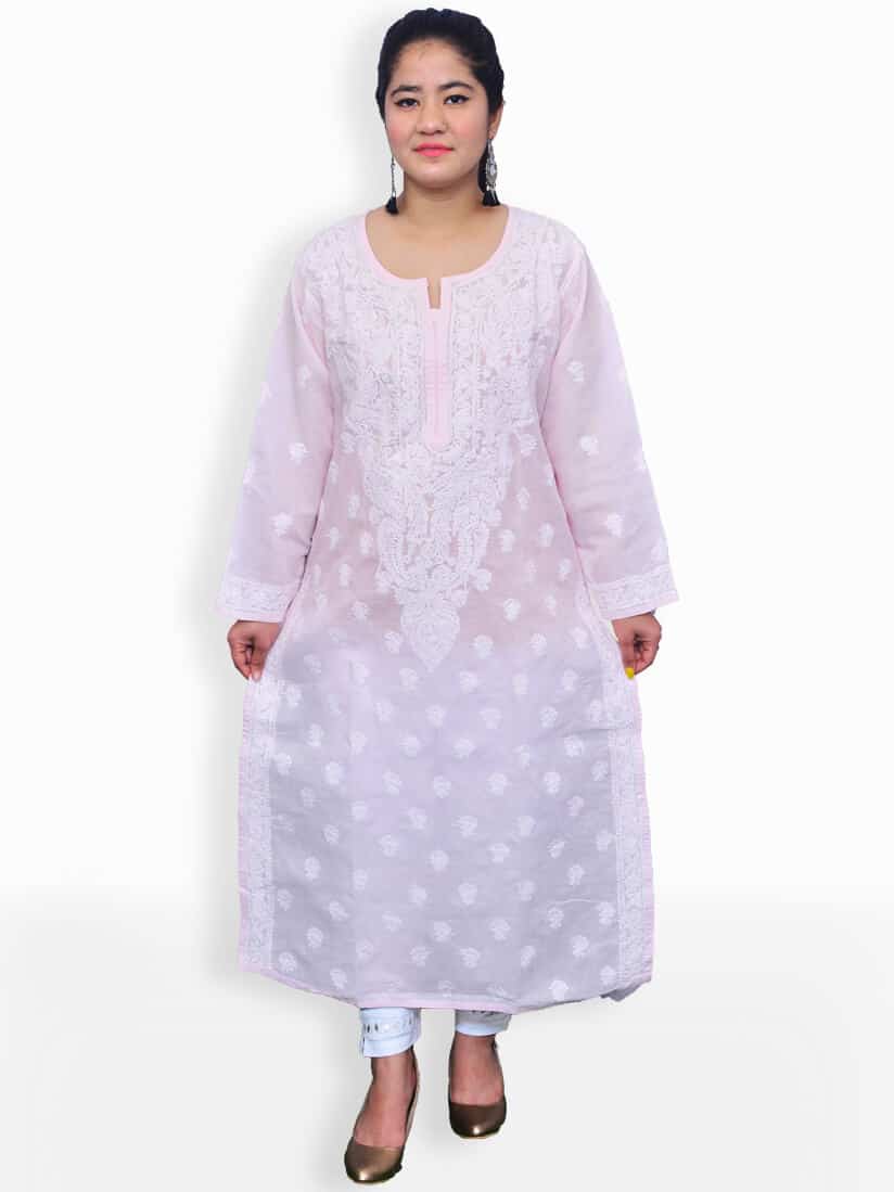 Handcrafted Chikankari Kurtis and Kurtas for Women – tagged 