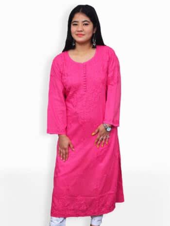 Buy Pink Kurti Online In India - Etsy India