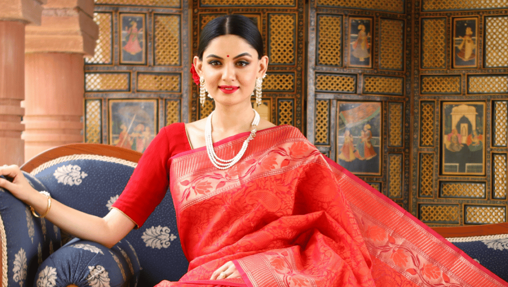 Looking for Vibrant Benarasi Sarees for Wedding_ Kiko Clothing has got you Covered